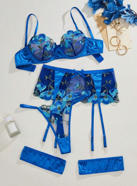 Lencería azul (Talla XS S M)