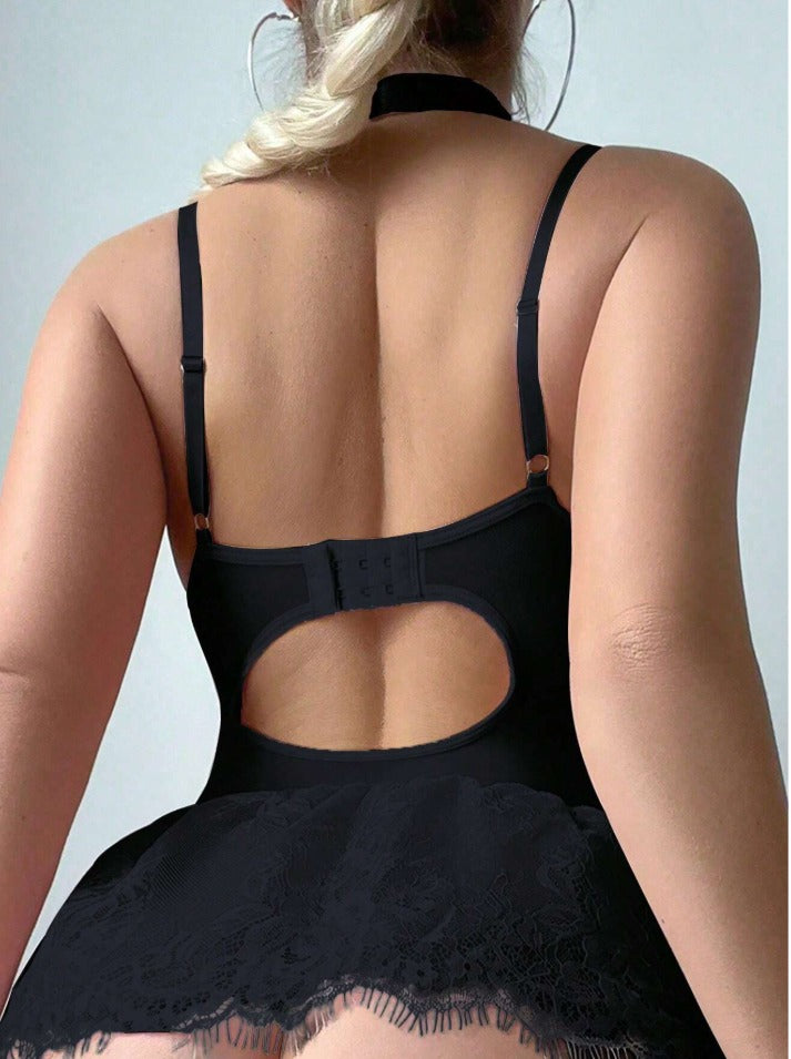 Lencería negra (Tallas XL)