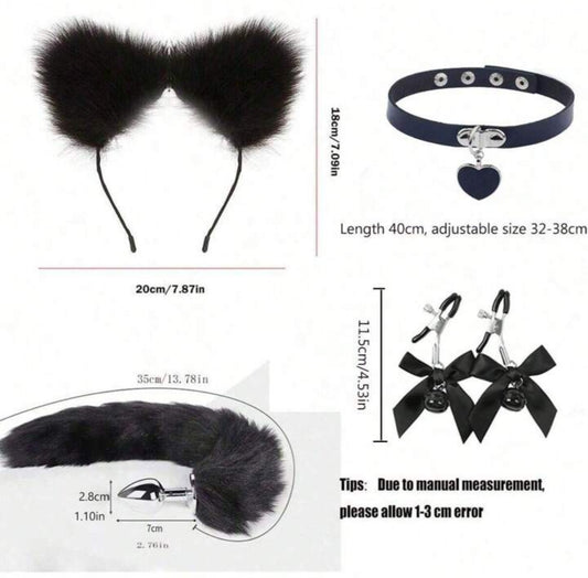 BDMS Kit 4 piezas cola de zorro (Unitalla)