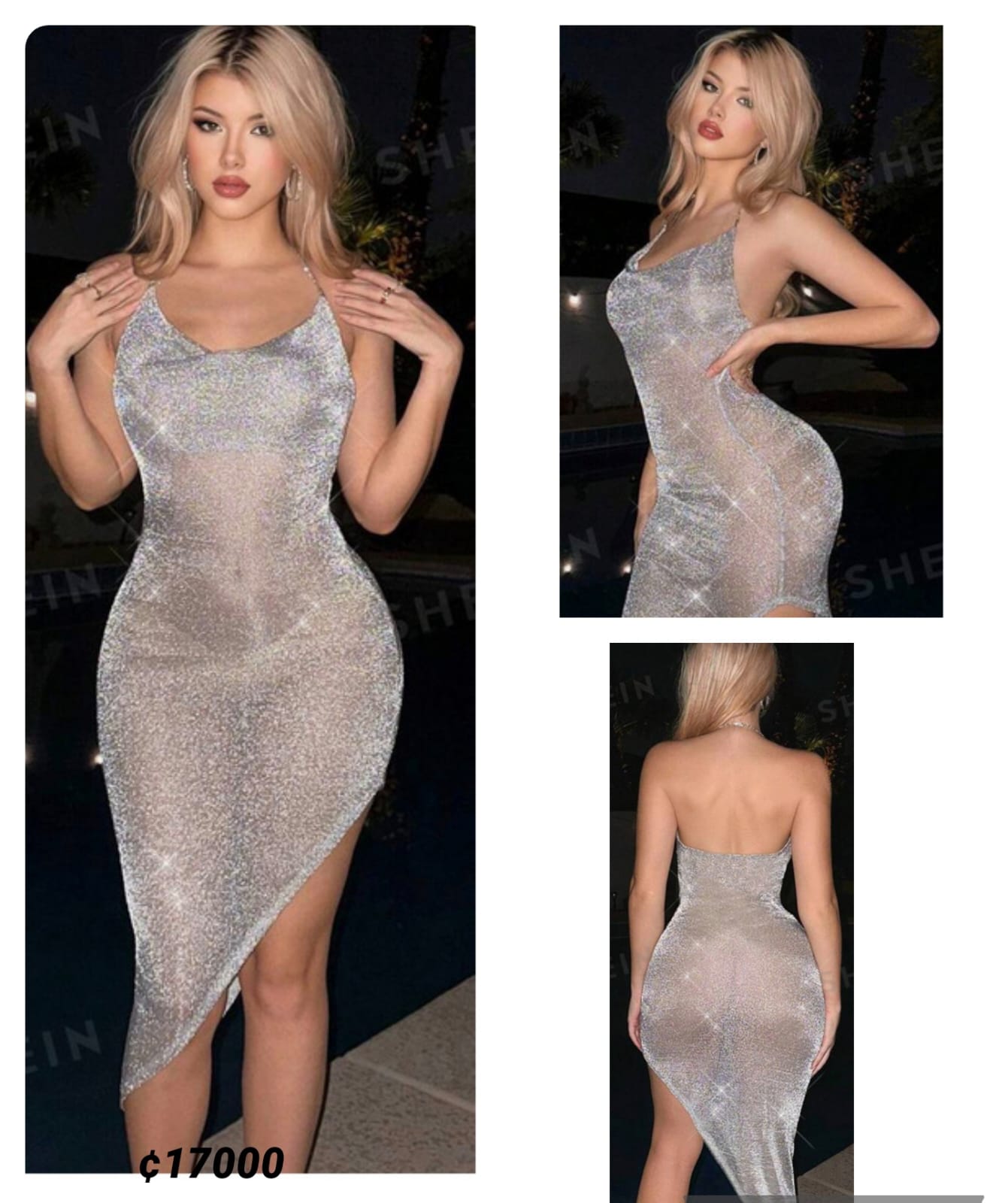 Vestido transparente (Talla M)