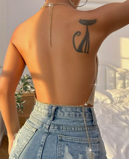 Blusa dorada (Talla S M XL)