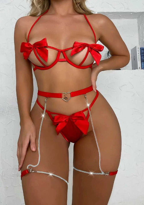 Lencería roja (Talla S)