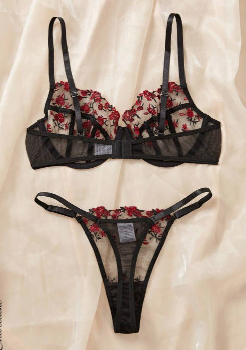 Lencería negra (Talla S M)