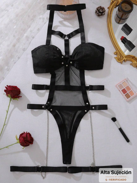 Lencería negra (Talla XL)