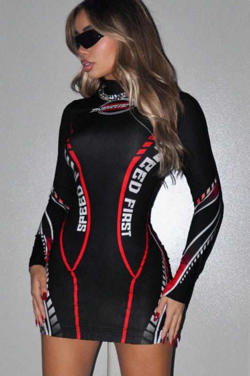 Vestido racing (Talla XS S M L)