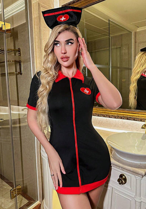 Traje enfermera (3 piezas) (Talla L XL)