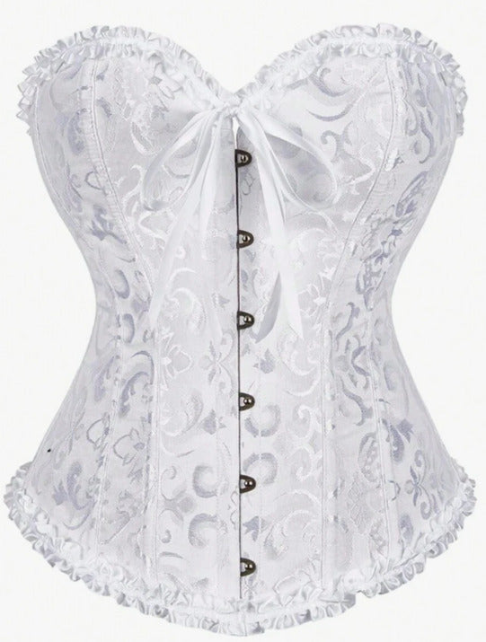 Corset blanco (1 pieza) (Talla XS S M)