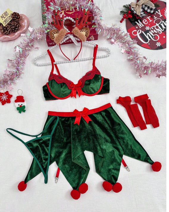 Traje navidad (5 piezas) (Talla XL)