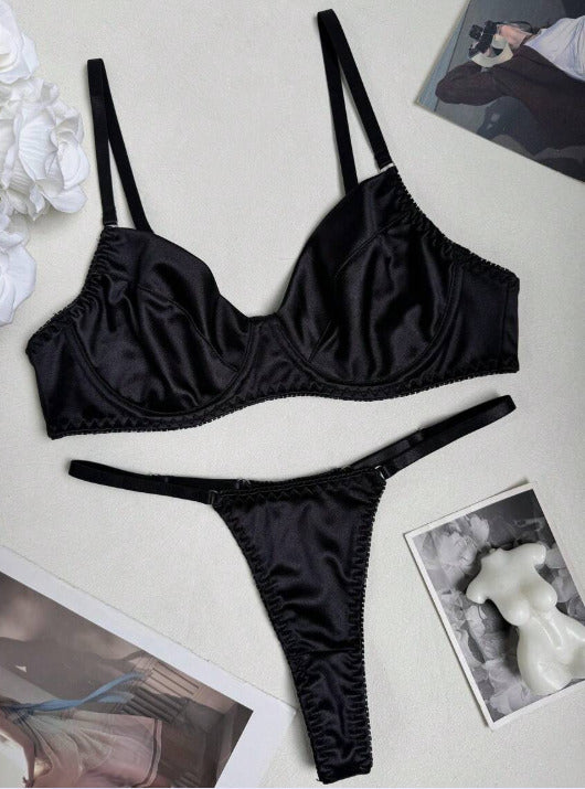 Lencería negra (Talla S M L)