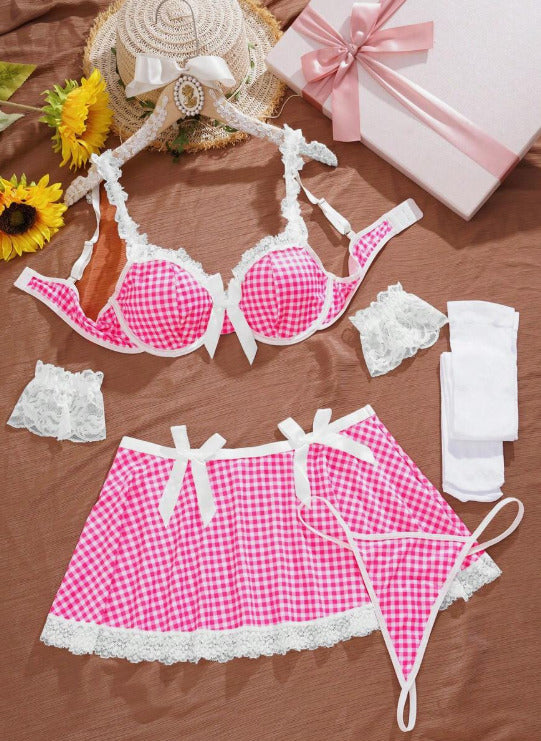 Traje mucama (7 piezas) (Talla M L)