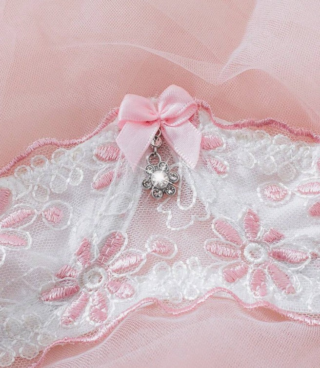 Lencería blanca con apertura (Talla S M L)