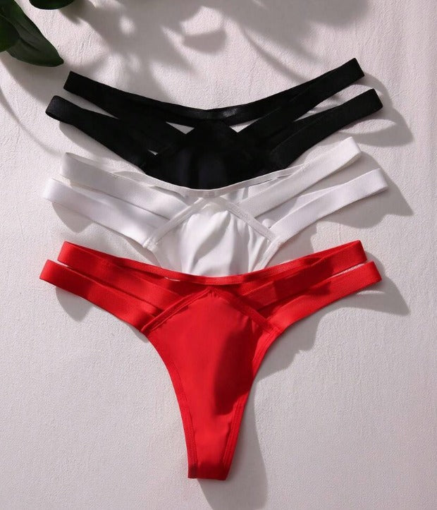 Lencería hilos trio (Talla XS S M L XL)