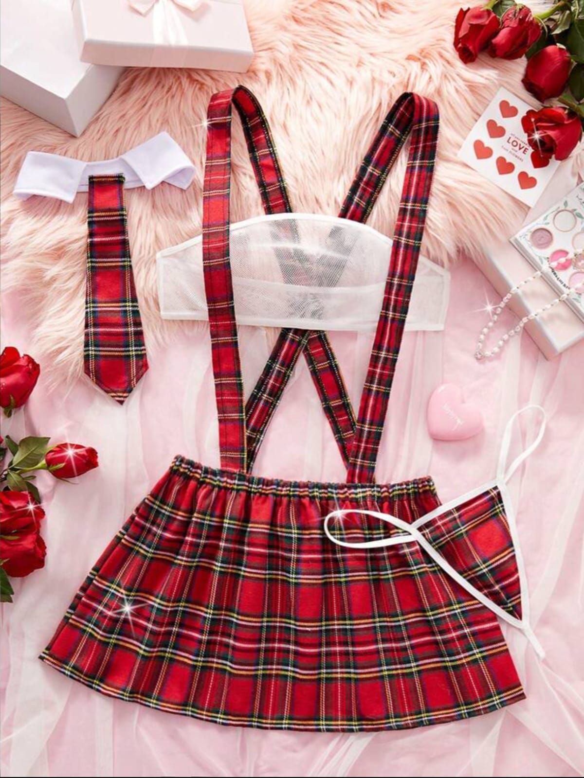 Traje colegiala (4 piezas) (Tallas XS S)