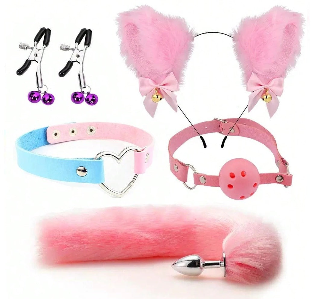 Sex toy BDMS kit 5 piezas rosado (unitalla)