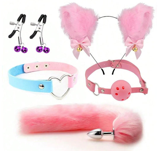 Sex toy BDMS kit 5 piezas rosado (unitalla)