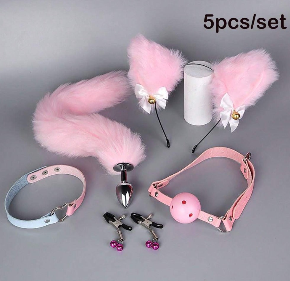 Sex toy BDMS kit 5 piezas rosado (unitalla)