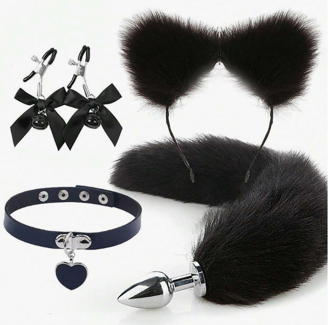 Sex toy BDMS 4 piezas negro (unitalla)
