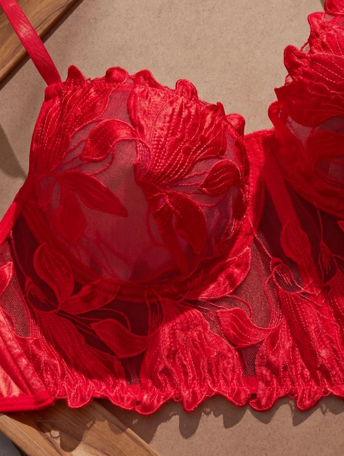 Lencería roja (Tallas XS S M L)