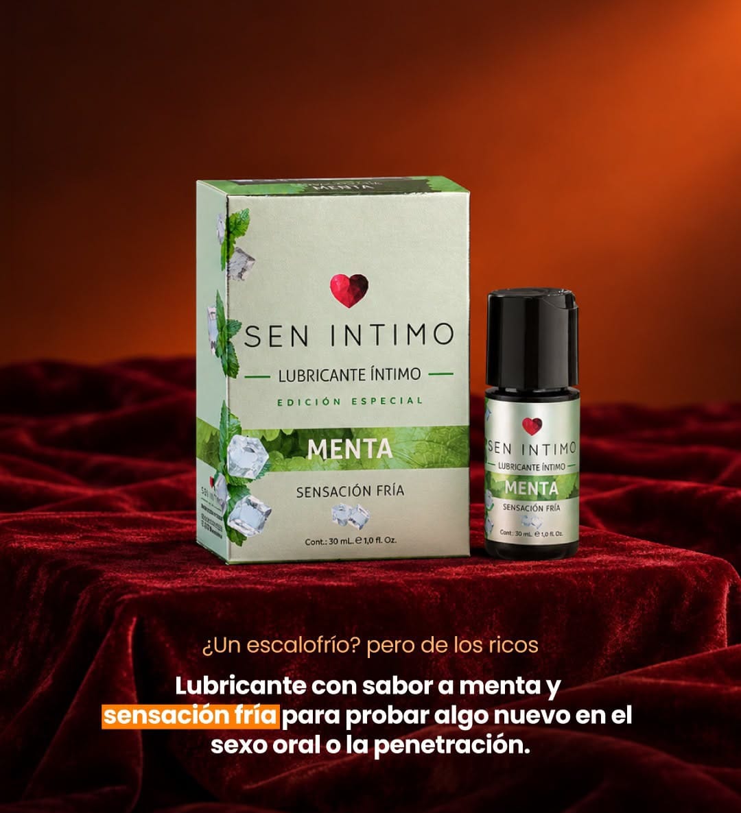 Lubricante Íntimo de Menta Frío 30ml