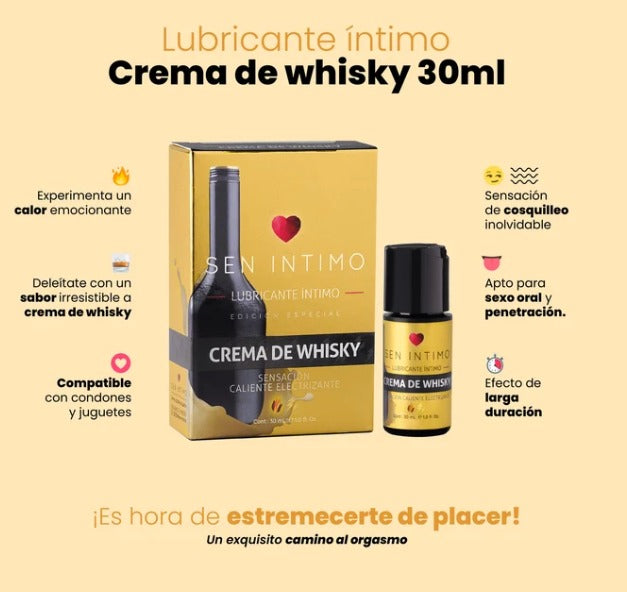 Lubricante Íntimo Crema de Whisky Electrizante 30ml